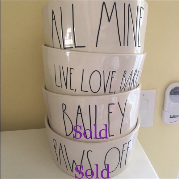 Rae Dunn Other - 8 inch Large Dog Bowls - Food & Water dish